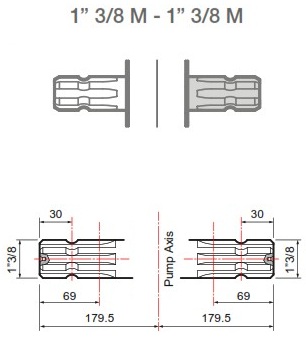 COMET PUMP IDS1701 DETAILS OF SHAFT