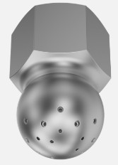 LECHLER TANK CLEANER RINSE NOZZLE STATIC BALL STAINLESS STEEL