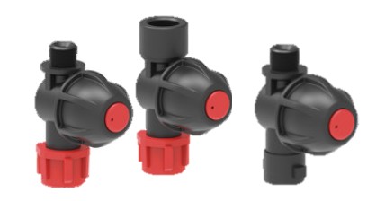 ARAG NOZZLE HOLDERS SINGLE NOZZLE RED CAP OR BAYO