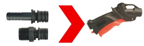 NYLON INLET OPTIONS FOR ARAG GUNS